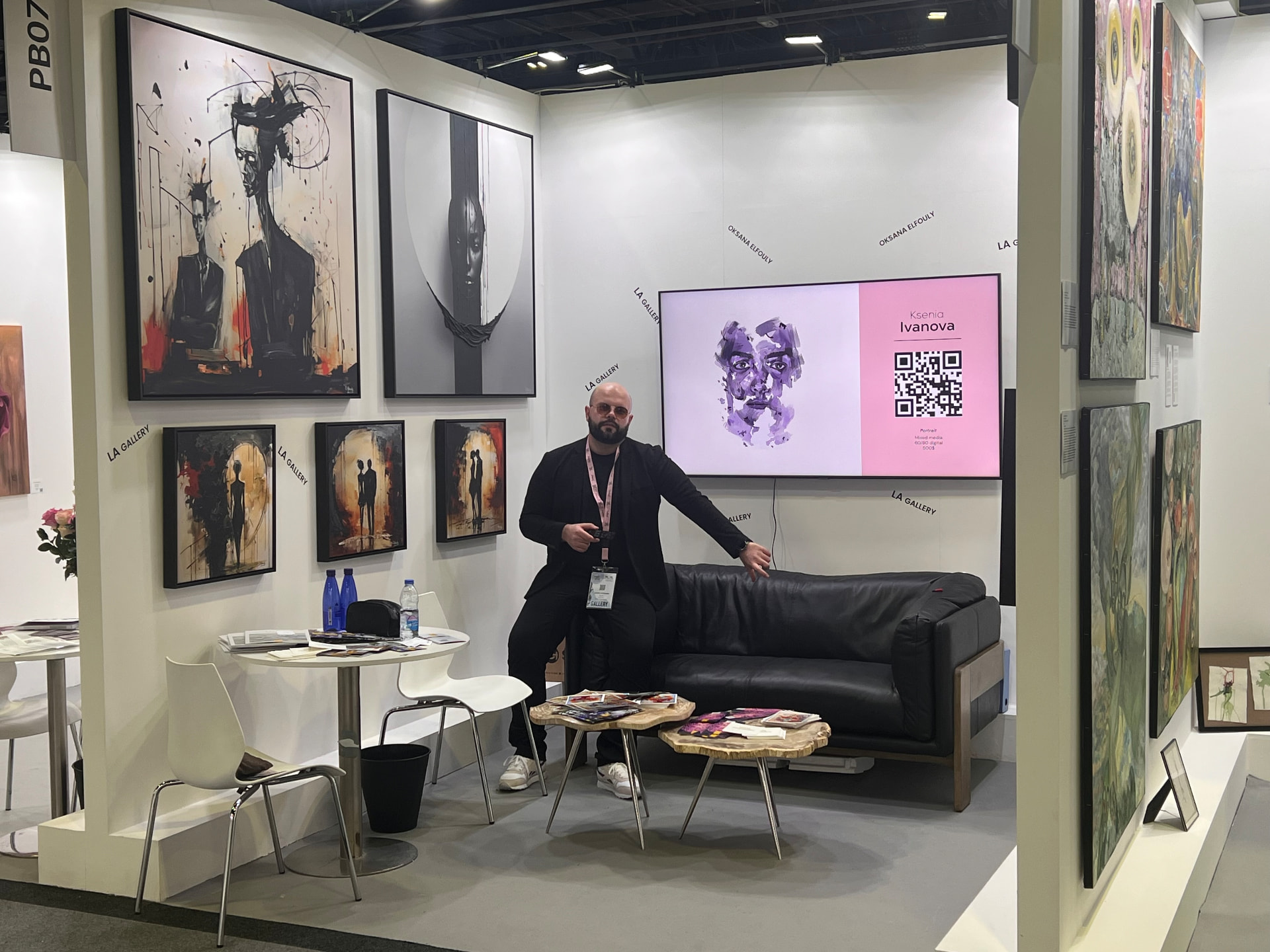 Exhibition stand at World Art Dubai